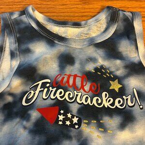 Toddler Independence Day "Little Firecracker" Tank Top - 4T